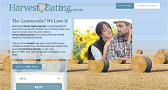 Desktop Screenshot of harvestdating.com.au